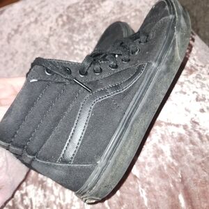 Black High-Top Sneakers